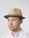 Шляпа STETSON арт. 1238551 TRILBY TOYO (бежевый / оливковый)